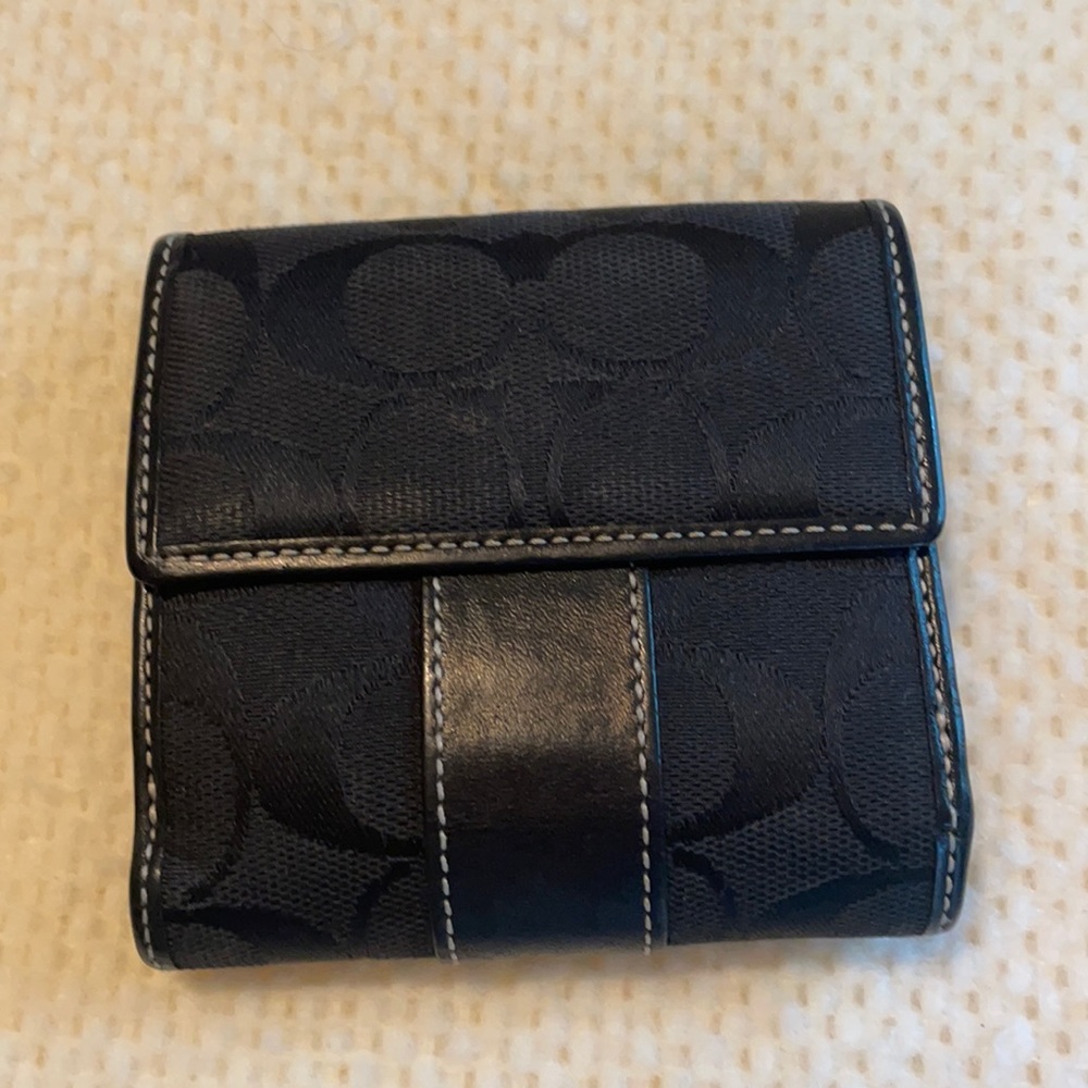 Black Coach Wallet